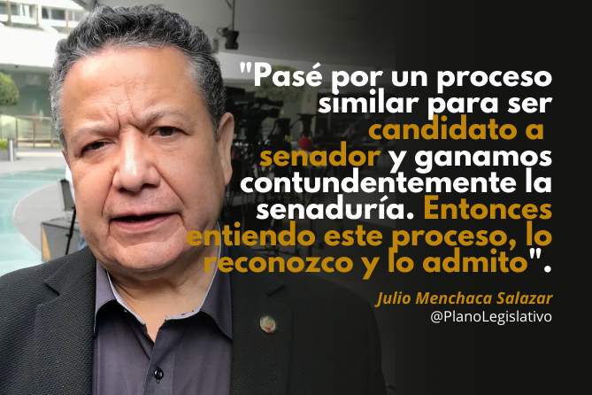 Senador Julio Menchaca se declara listo y seguro para encarar las encuestas de Morena