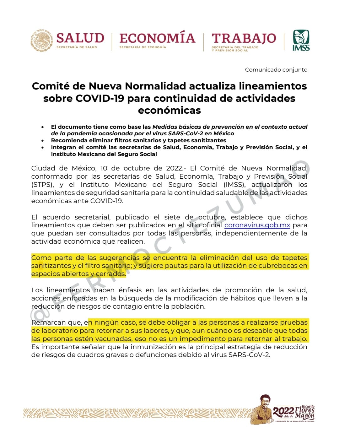 Adiós al cubrebocas; Secretaría de Salud ajusta medidas sanitarias