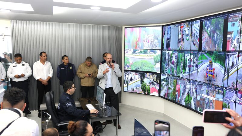 SSPH fortalece la seguridad en Tula con nuevo C2; Salvador Cruz Neri inaugura centro de vigilancia inteligente